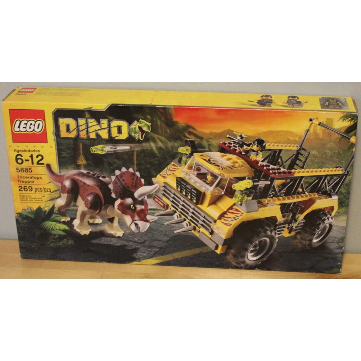 Shelf Wear/new/sealed Lego Dino Triceratops Trapper 5885