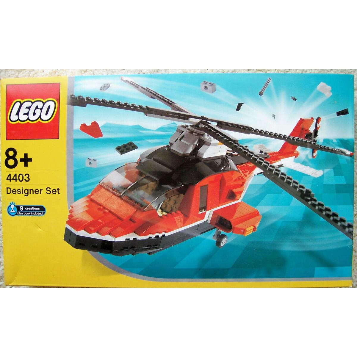 Lego Designer Set 4403 Air Blazers Helicopter Jet Airplane Plane Idea Book