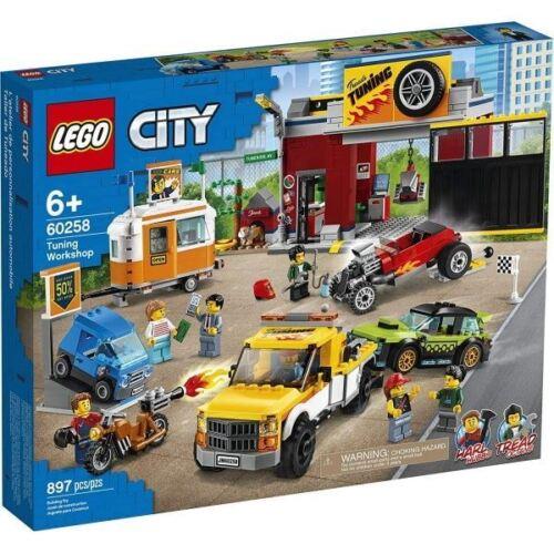 Lego City: Tuning Workshop - 897 Piece Building Kit Lego 60258 Ages 6+