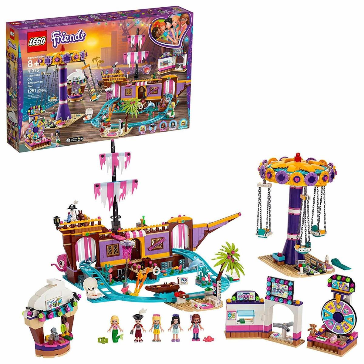 Lego 41375 Friends Heartlake City Amusement Pier Gift For Girls Set 1251Pc