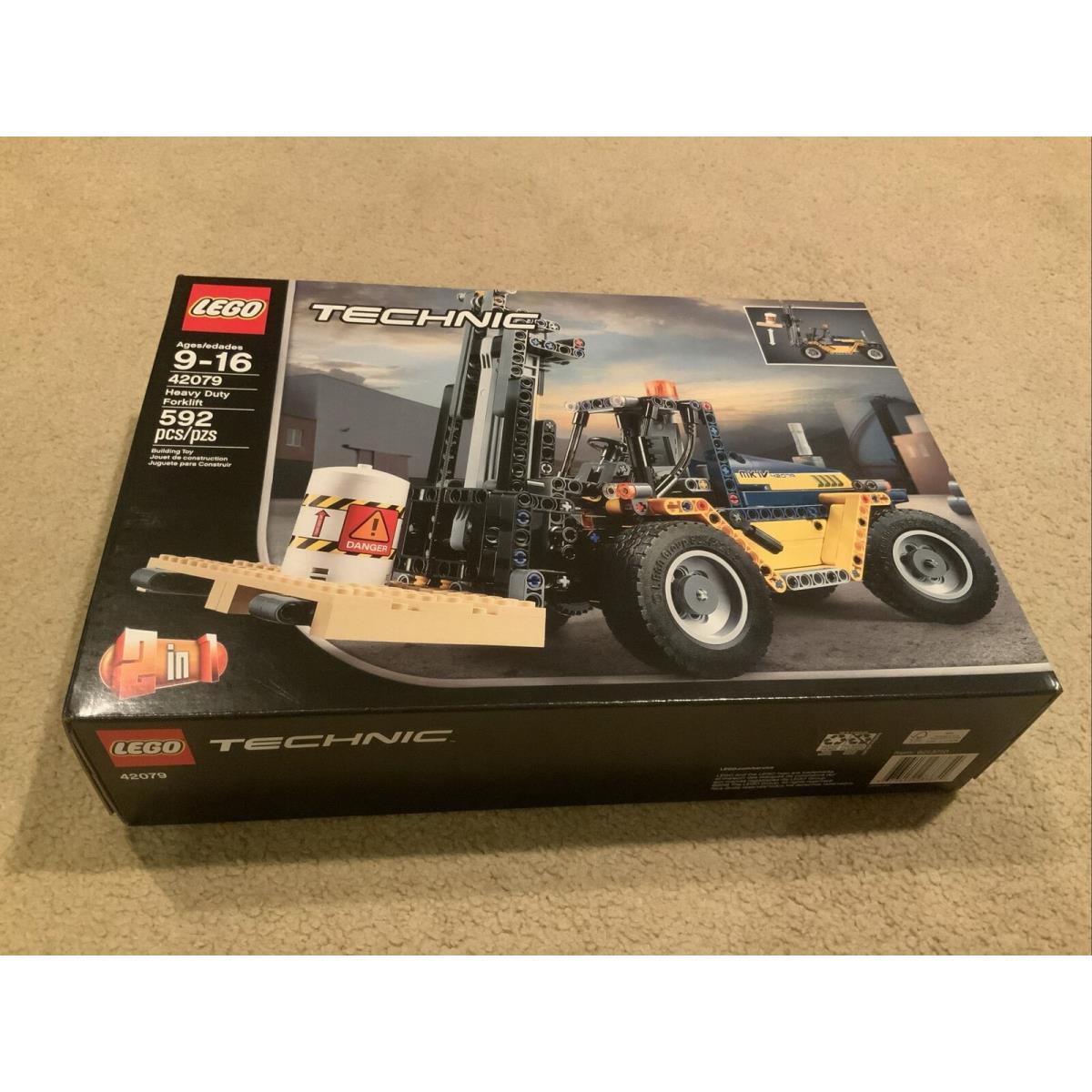 Lego 42079 Technic Heavy Duty Fork Lift 2 in 1 Set Retired