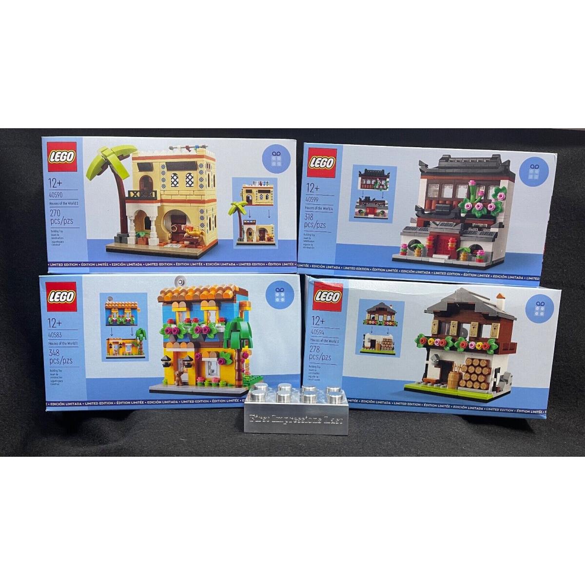 Lego 2023 Houses of The World Complete Collection 40583 40590 40594 40599
