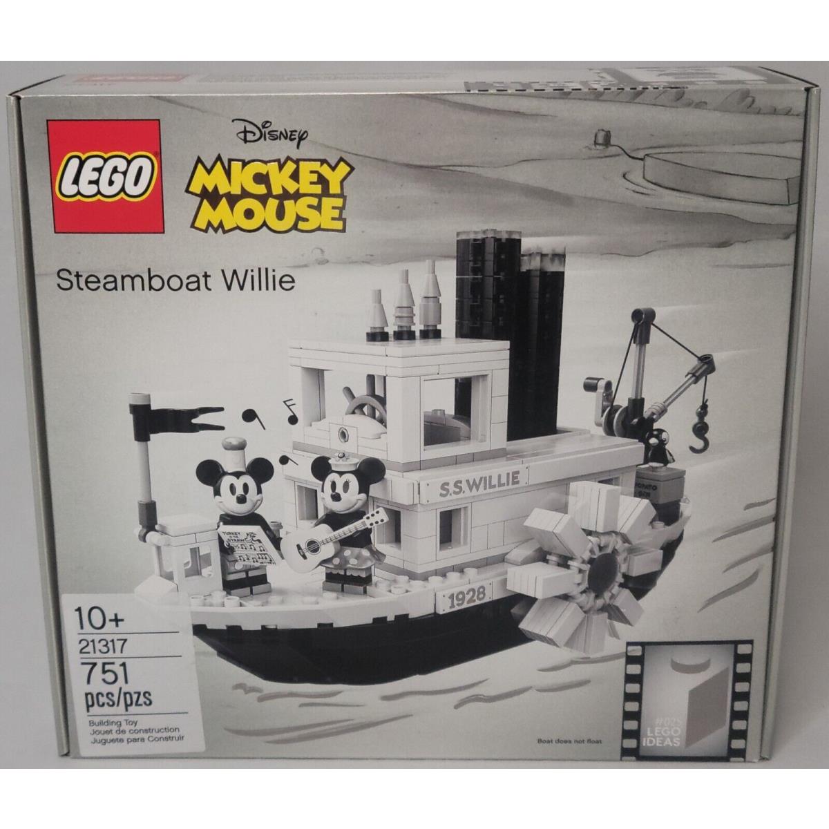 Lego 21317 Steamboat Willie Ideas 24 Disney Black White Mickey Mouse Minnie