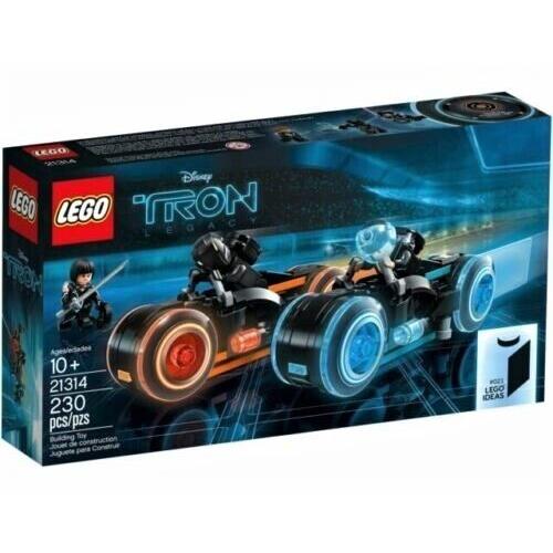 Lego Ideas: Disney 21314 Tron Legacy Building Toy Complete w/ Box Retired - Red