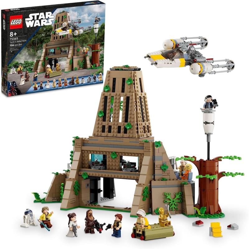 Lego Star Wars A Hope Yavin 4 Rebel Base 75365 Building Toy Set 1 067 Pieces