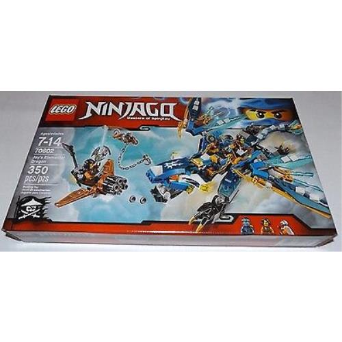 Lego 70602 Jay`s Elemental Dragon Ninjago Lightning Blue Ninja Pirate Monkey