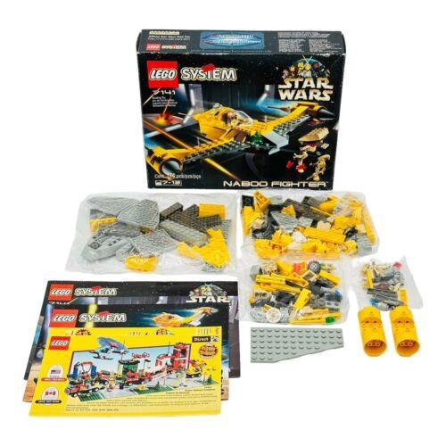 Lego System Star Wars Naboo Fighter 7141 Anakin R2-D2 1999 Bags