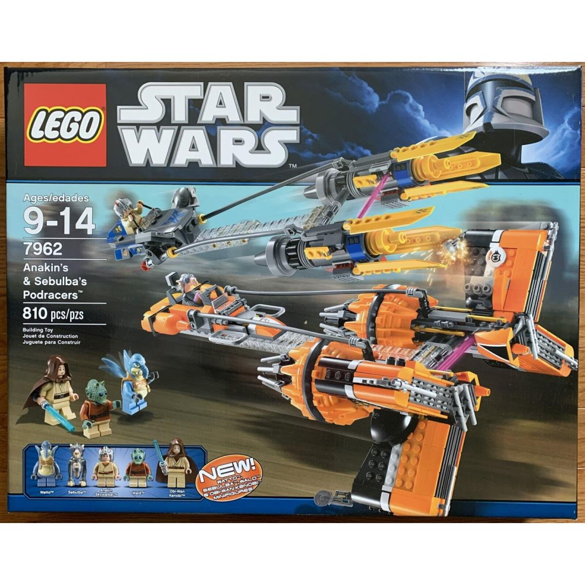 Lego 7962 Star Wars: Anakin Skywalker and Sebulba`s Podracers Retired Set
