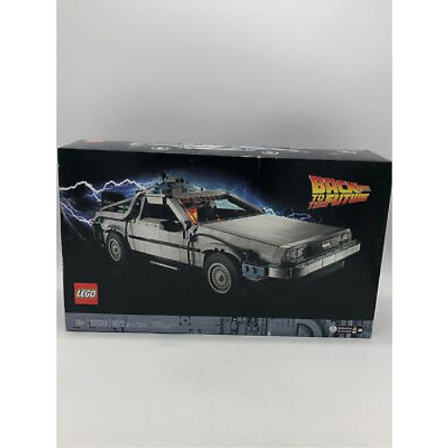 Lego Icons Back to The Future Time Machine 10300 Building Set For Adults