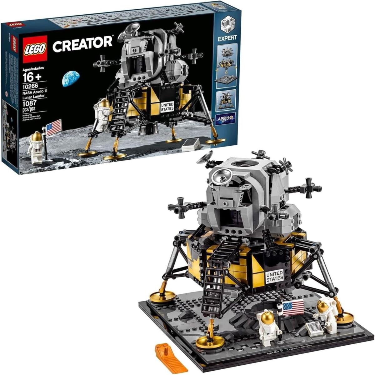 Lego Creator Nasa Apollo 11 Lunar Lander 10266 Retired 16+