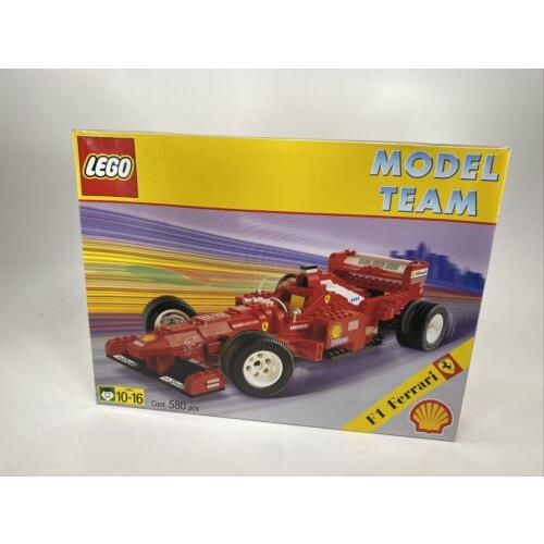 Lego 2556 Model Team F1 Ferrari Formula Racing Car Shell Functional Steering