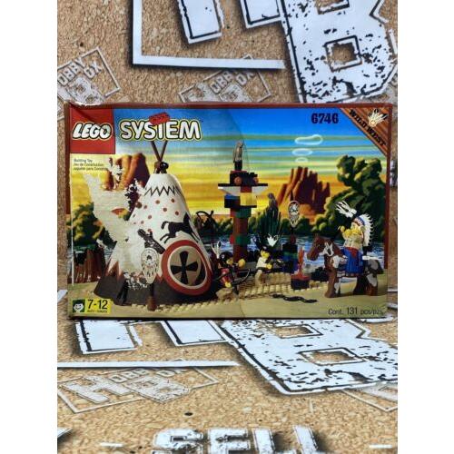 Lego Western Chief`s Tepee 6746 Vintage Rare Retired Building Set