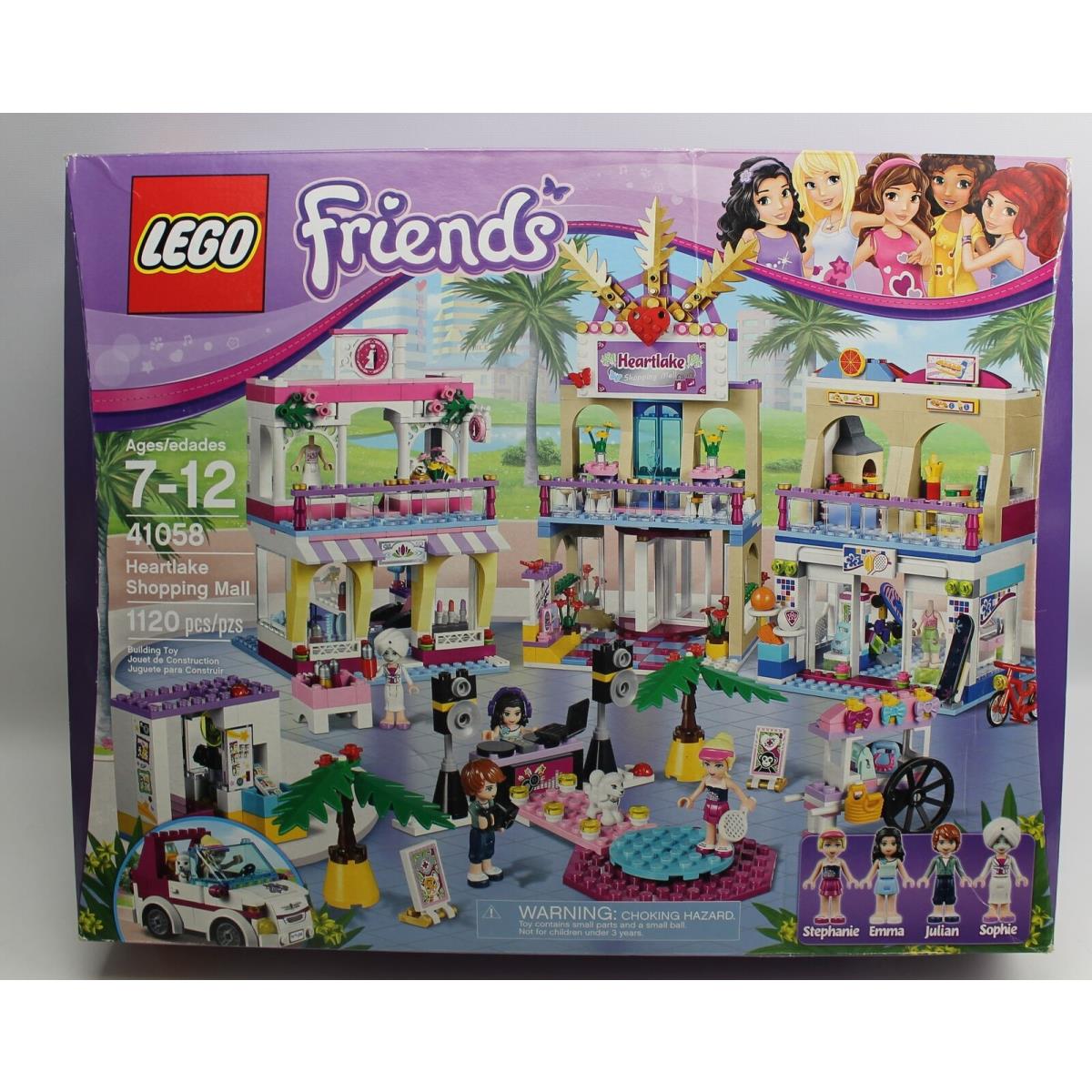 Lego Friends Heart Lake Shopping Center Box Set 41058