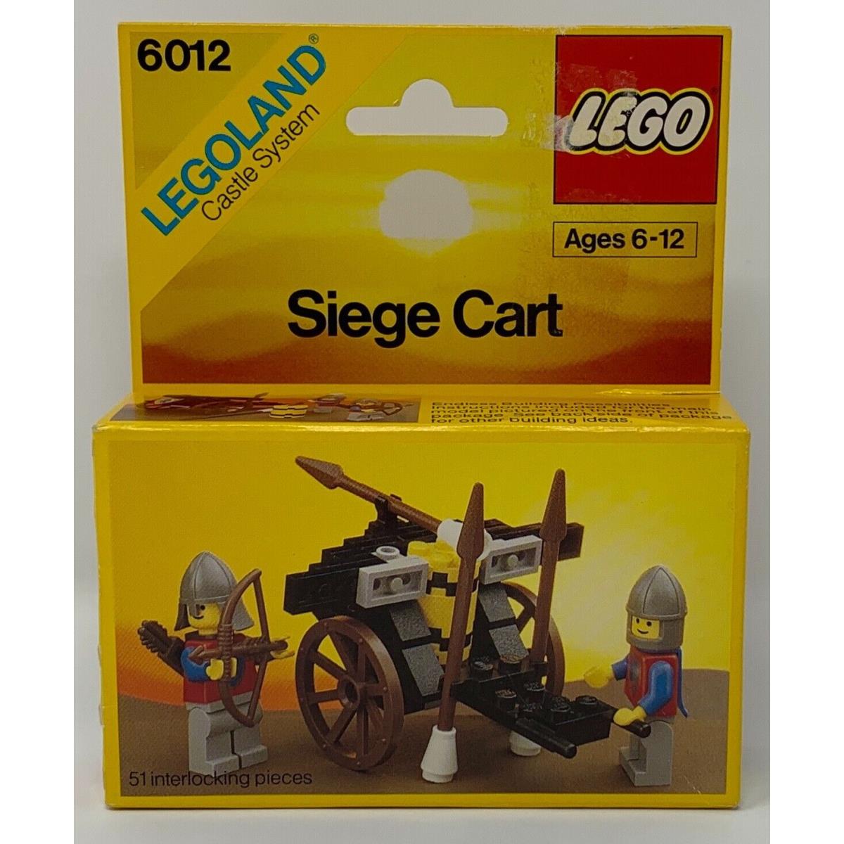 Lego 6012 Siege Cart 1986