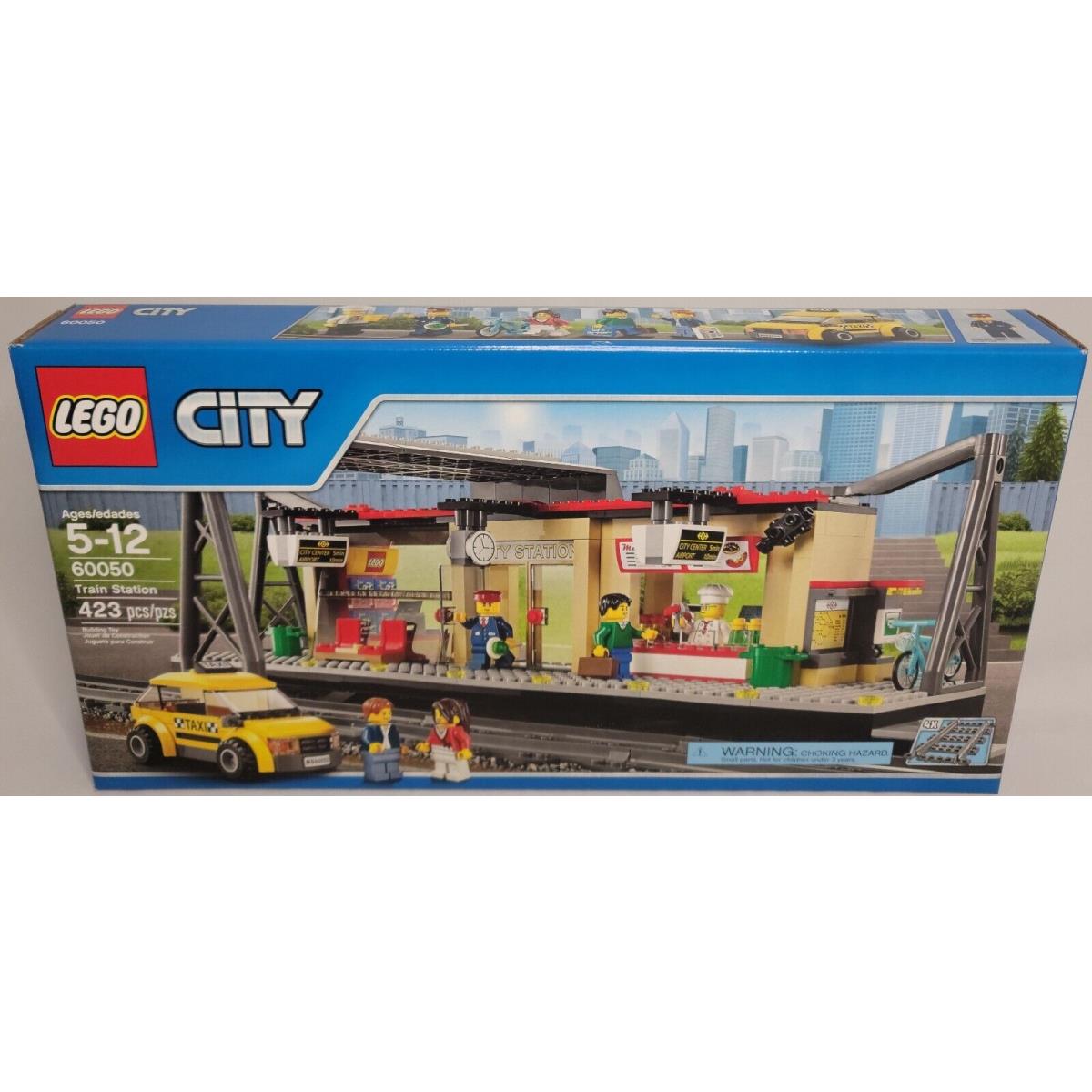 Lego 60050 Train Station City Conductor Chef Taxi Driver Bicycle Coffee Machine