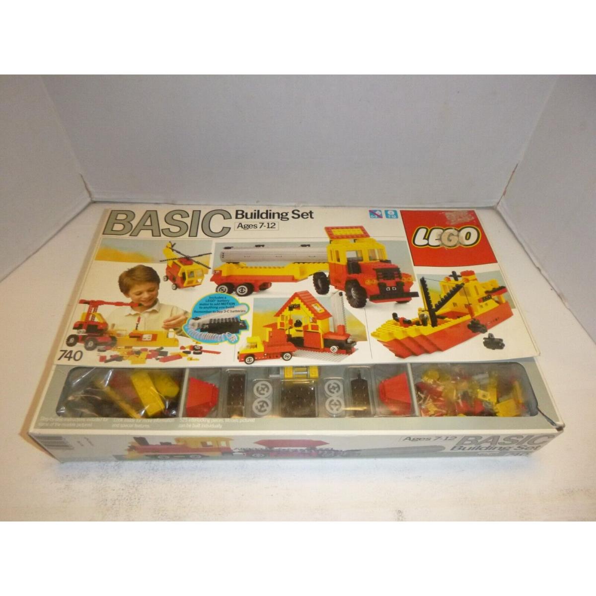 Basic Building Set 740 Mib Lego 1985