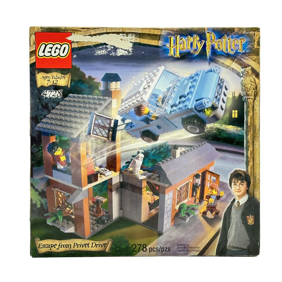 Vintage Lego Harry Potter: Escape From Privet Drive 4728