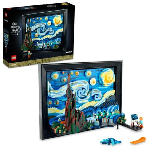 Lego 6386348 Ideas Vincent Van Gogh The Starry Night 21333 Building Kit