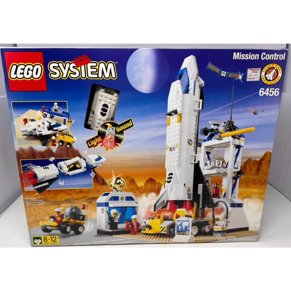 Lego Space Port 6456 Mission Control Box Retired 1999
