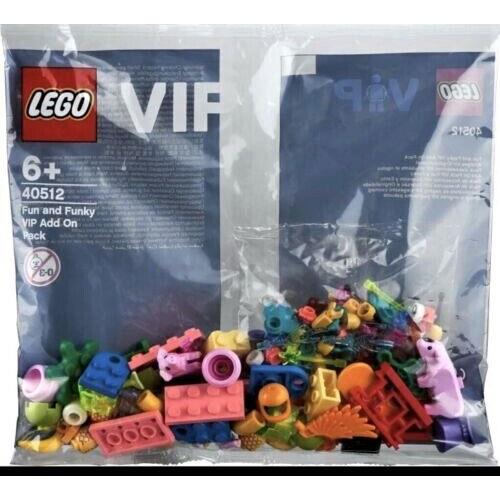 2022 Lego Vip Fun and Funky Add ON Pack : 40512 148 Pcs IN Bag