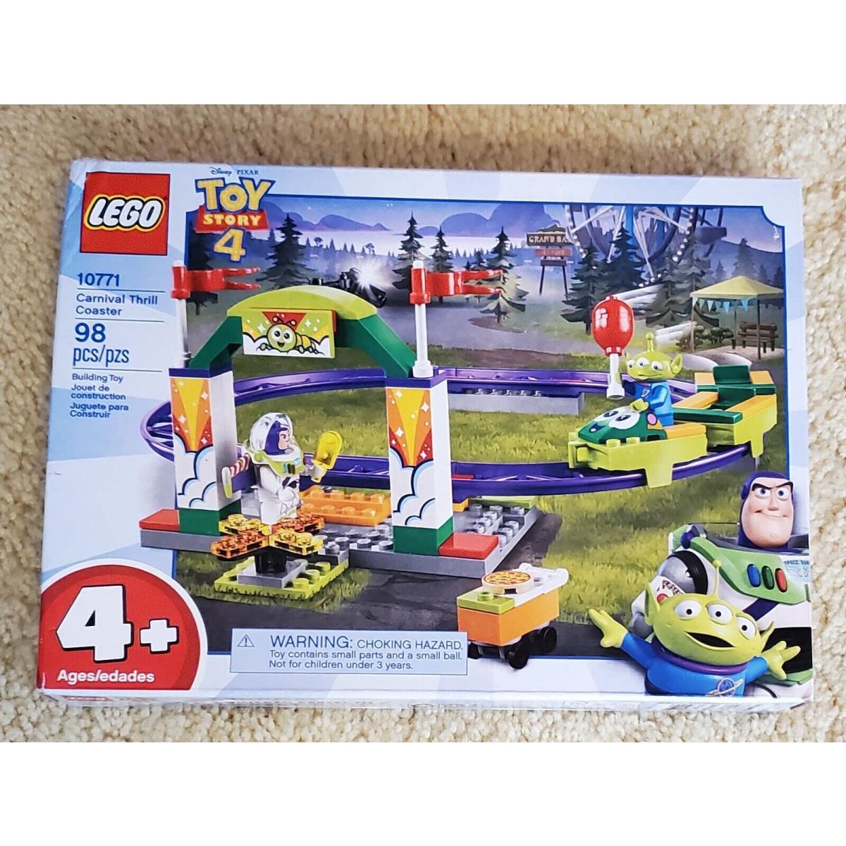 Lego 10771 Toy Story 4 Carnival Thrill Coaster Retired