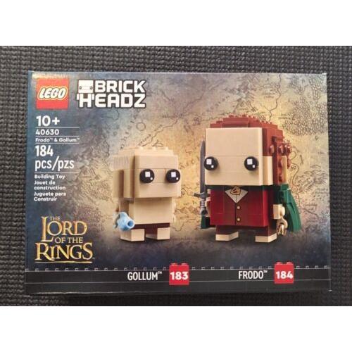 Lego Brickheadz The Lord of The Rings - Frodo Gollum 40630 - Collectible Set