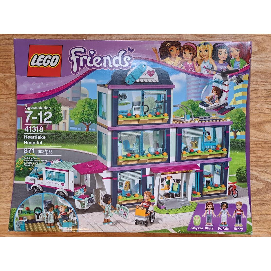 Lego Friends Heartlake Hospital 41318 2017 Mimb