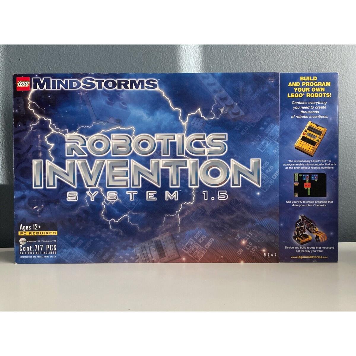 Lego Mindstorms Rcx 9747 Robotics Invention System Version 1.5 Super Rare