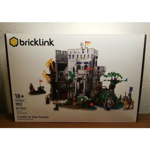 Lego Bricklink Designer Program 910001 Castle in The Forest In Hand