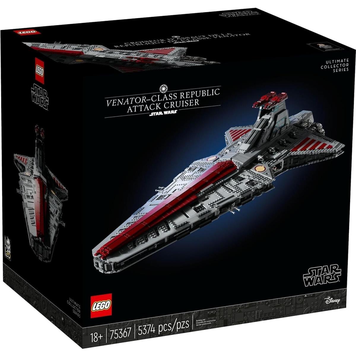 Lego Star Wars Venator-class Republic Attack Cruiser 75367 Ucs