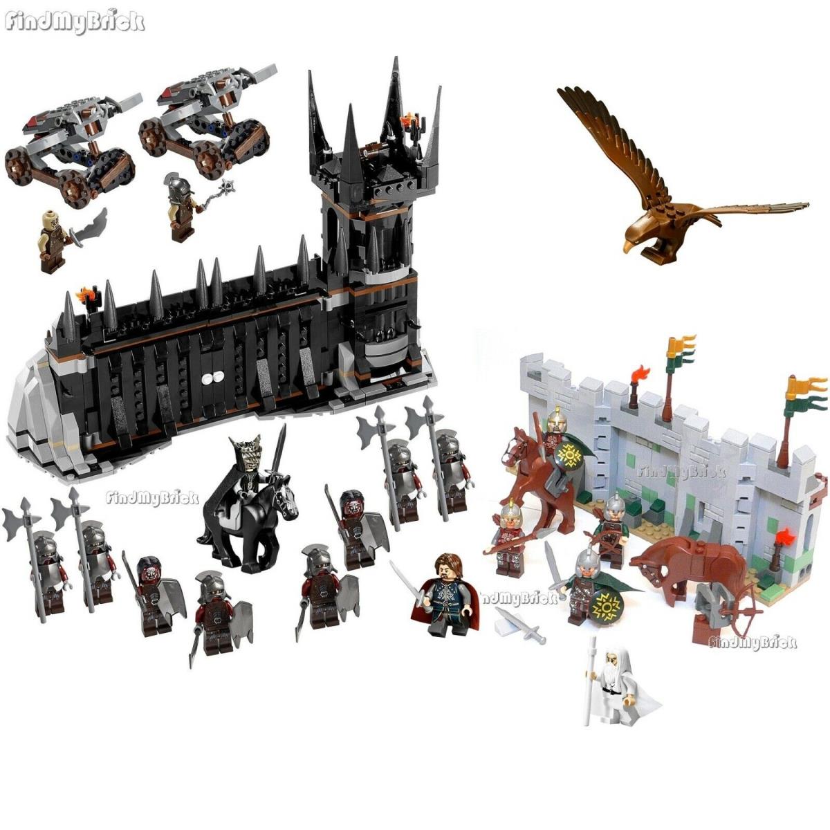 Lego Battle at The Black Gate 79007 and 2x Rohan Soldier Uruk-hai Army 9471