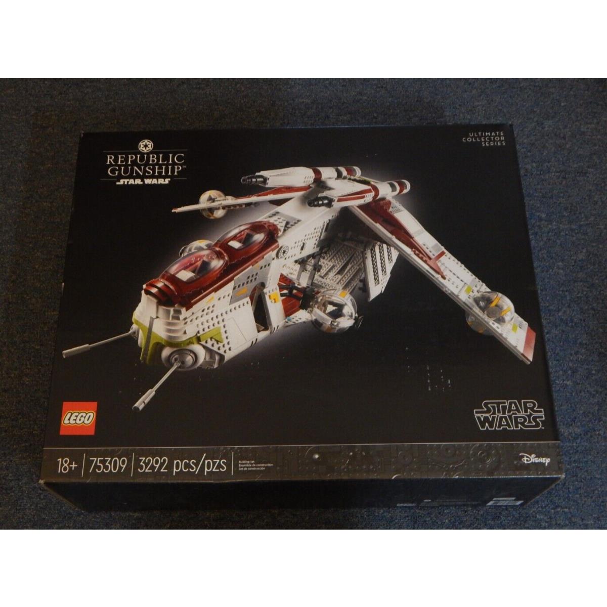Lego Star Wars Republic Gunship 75309 Building Kit Collectible Set 3292 Pieces