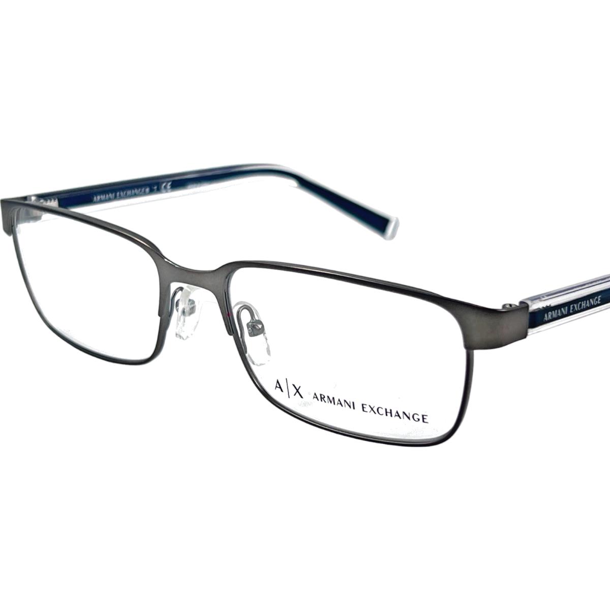 Armani Exchange AX1042 Men`s Metal Eyeglass Frame 6006 Matte Gunmetal 56-18