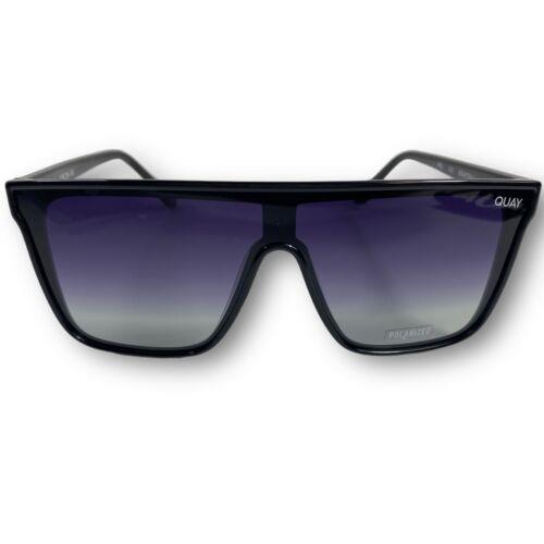 Quay Australia Medium Black/black Fade Polarized Sunglasses Unisex Gradient
