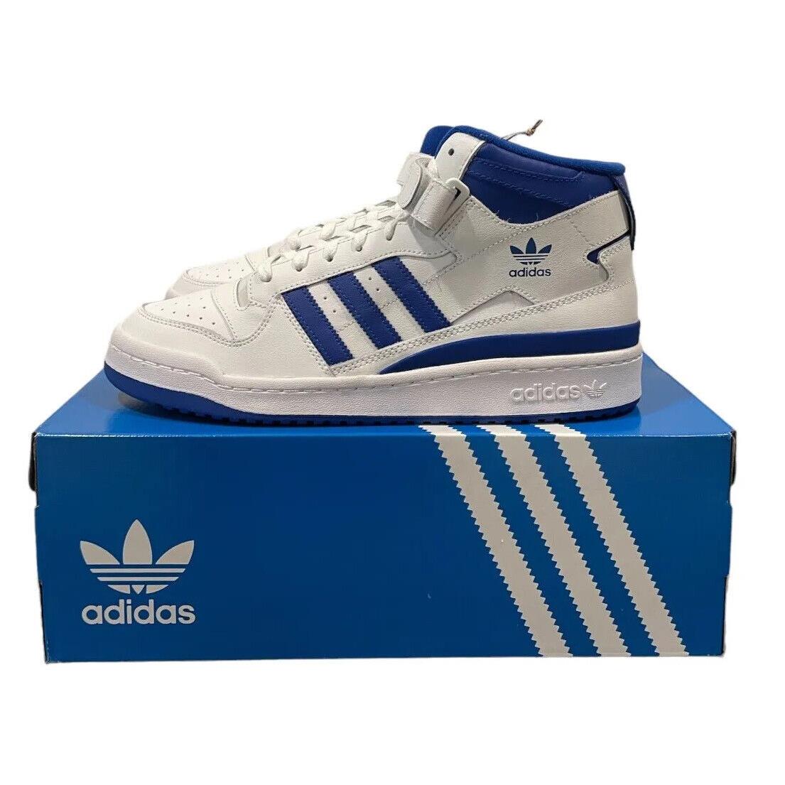 Mens cheapest Adidas Forum Mid Royal Blue Size 12