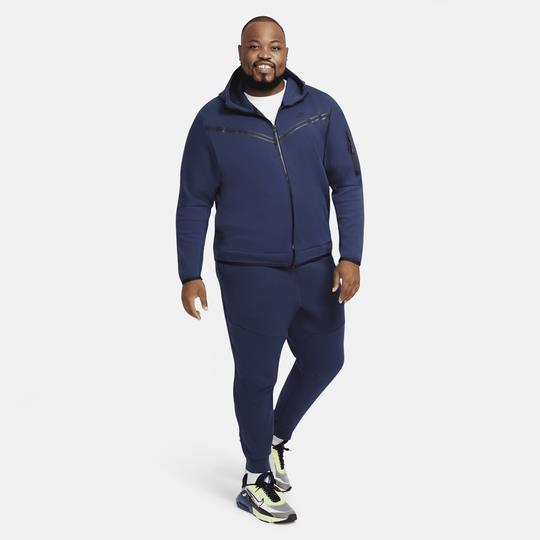 Nike Sportswear Tech Fleece CU4495-410 Men`s Navy Slim Fit Jogger Pants DTF622