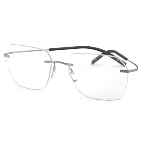 Silhouette Eyeglasses Tma The Icon 54-17-145 Twilight Ruthenium 5541/IS-6560