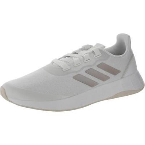 Adidas Womens QT Racer Sport White Gym Running Shoes 9 Medium B M Bhfo 5769