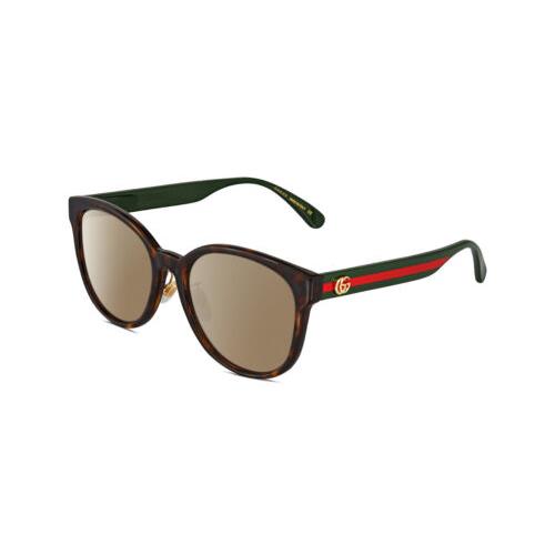 Gucci GG0854SK Women`s Polarized Sunglasses Havana Tortoise Gold 56 mm 4 Options