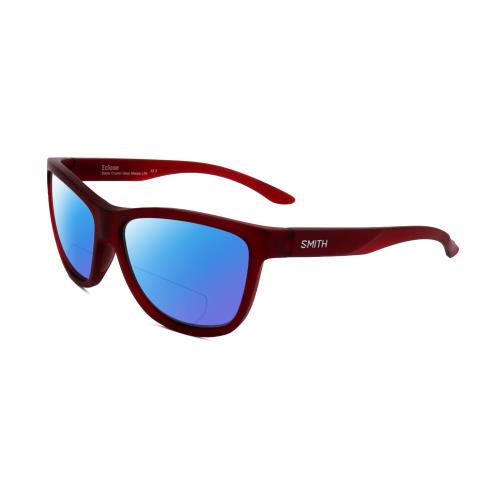 Smith Optics Eclipse Unisex Cateye Polarized Bifocal Sunglasses Crystal Red 58mm