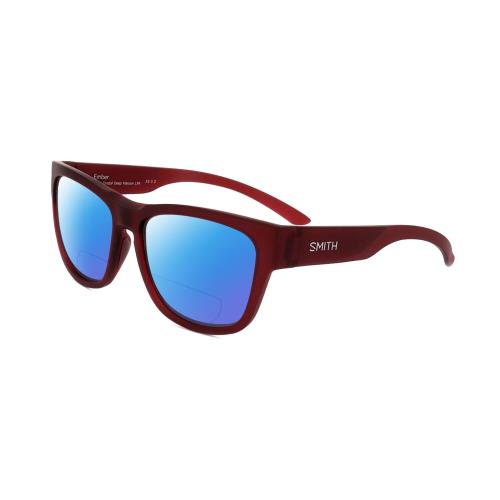 Smith Optics Ember-lpa Unisex Cateye Polarized Bifocal Sunglass Crystal Red 56mm