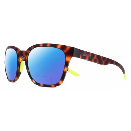 Smith Optics Founder-A84 Unisex Polarize Bifocal Sunglasses Tortoise Havana 55mm Blue Mirror