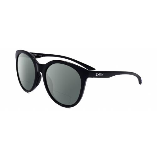 Smith Optics Bayside-807 Women Polarized Bifocal Sunglasses Black 54mm 41 Option Grey