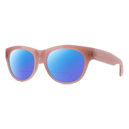 Smith Optics Sophisticate Women Polarized Bifocal Sunglasses Purple Crystal 54mm Blue Mirror