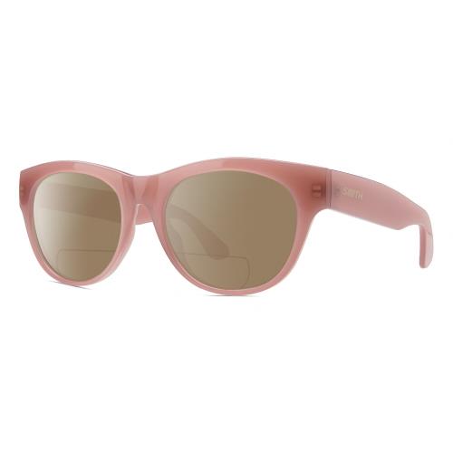 Smith Optics Sophisticate Women Polarized Bifocal Sunglasses Purple Crystal 54mm Brown