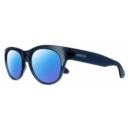 Smith Optics Sophisticate Women`s Polarized Bifocal Sunglasses Crystal Blue 54mm Blue Mirror