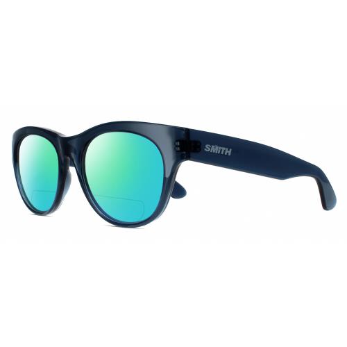 Smith Optics Sophisticate Women`s Polarized Bifocal Sunglasses Crystal Blue 54mm Green Mirror