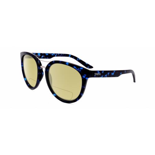 Smith Optics Bridgetown Women`s Polarized Bifocal Sunglasses Blue Tortoise 54 mm Yellow