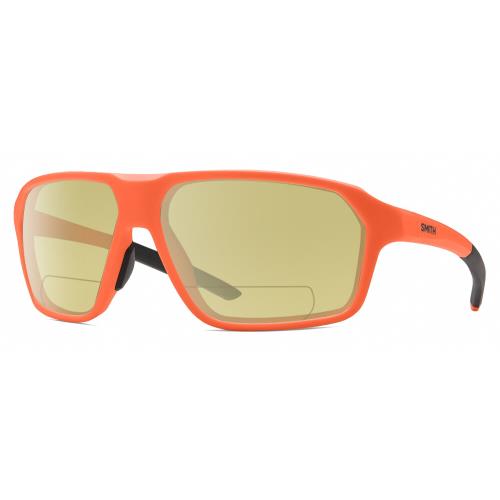 Smith Optics Pathway-69I Men Polarized Bifocal Reading Sunglass Neon Orange 62mm Yellow