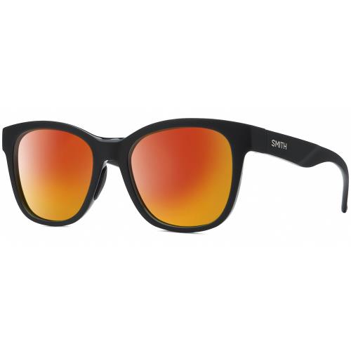 Smith Optics Caper-807 Unisex Designer Polarized Sunglasses Black 53mm 4 Options Red Mirror Polar